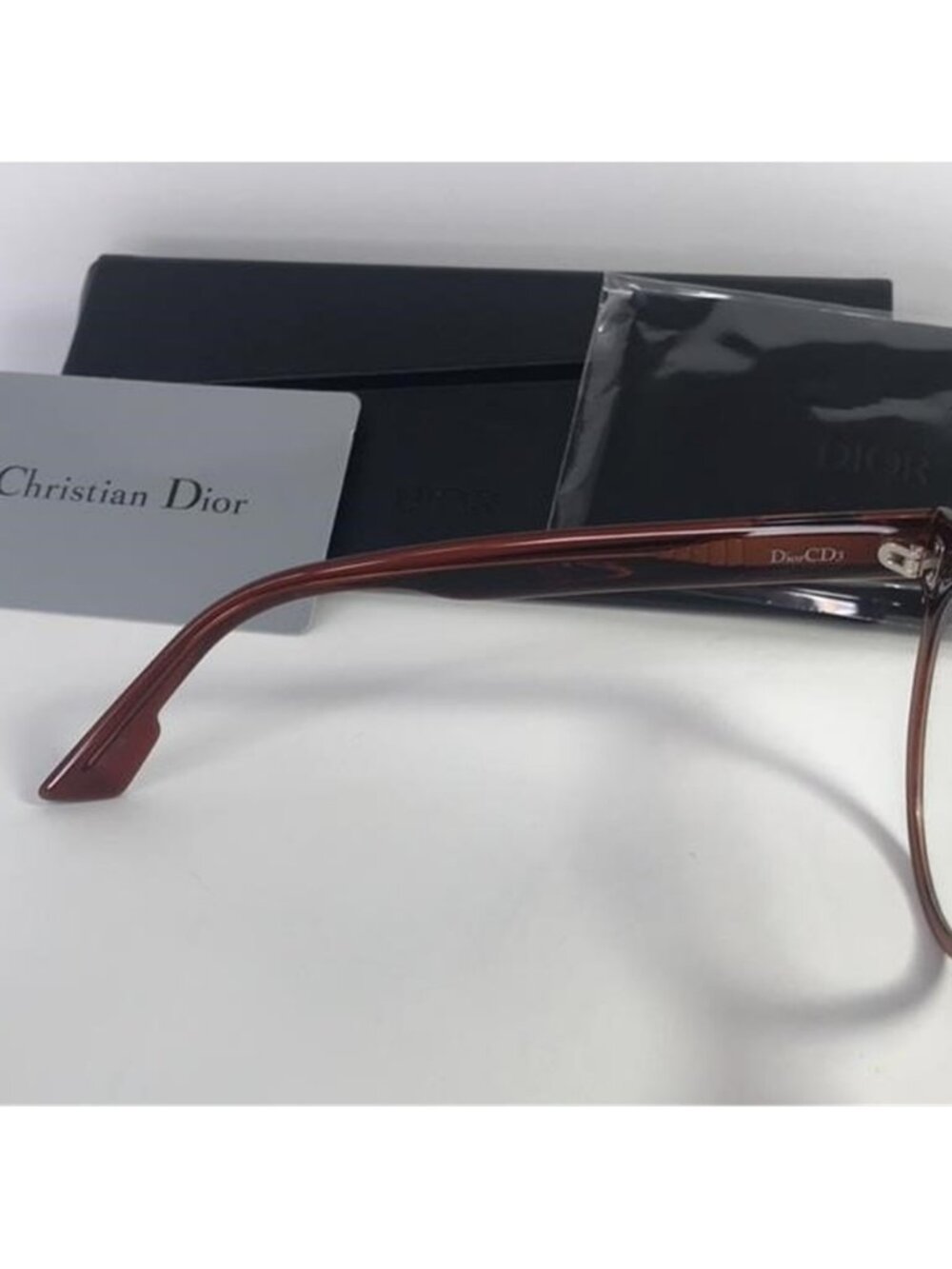 New - Dior Ladies Tortoise Aviator/Pilot Eyeglass Frames DIORCD3 - Picture 11 of 11